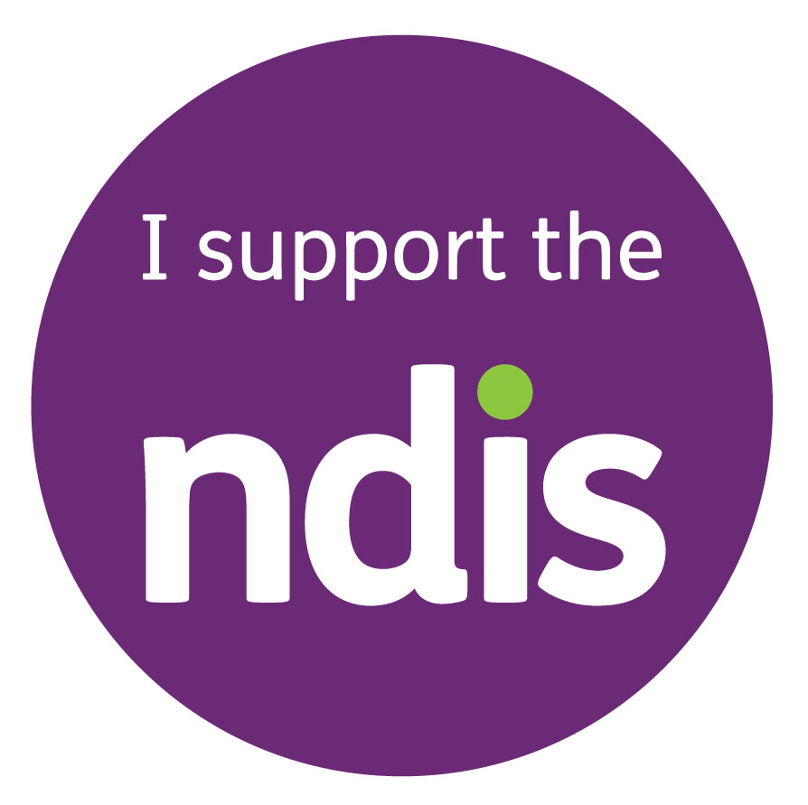 I support NDIS logo